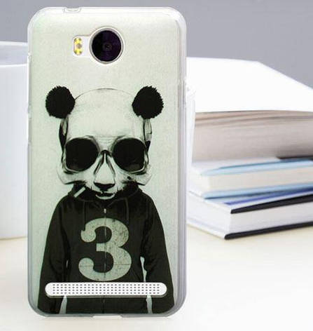 Бампер силіконовий для Huawei Y3ii з картинкою панда, фото 1