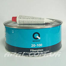 Q-Refinish 20-100 Поліефірна шпатлівка FIBERGLASS зі скловолокном (1 кг)