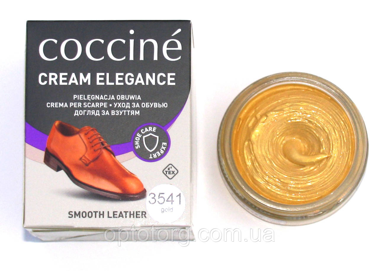 Крем Золото Кочині Coccine для гладкої шкіри з губкою 50мл