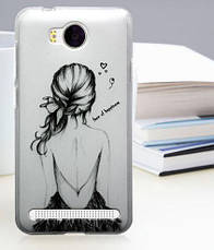 Панель силіконова накладка для Huawei Y3ii з друкованим малюнком картина, фото 4