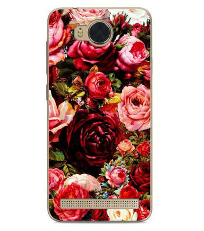 Чохол силіконовий для Huawei Y3ii з картинкою троянди, фото 1