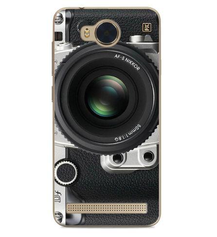 Чохол силіконовий для Huawei Y3ii з картинкою об'єктив фотоапарата