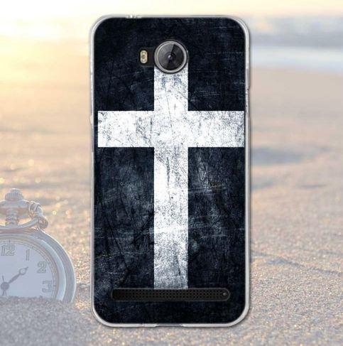 Бампер для Huawei Y3ii з малюнком хрест