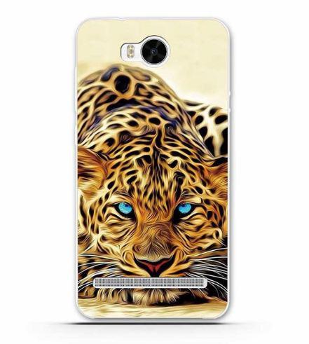 Бампер для Huawei Y3ii з малюнком леопард