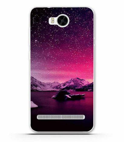 Бампер для Huawei Y3ii з малюнком рожеве небо, фото 1