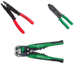 Кліщі для обтискання клем та знімники ізоляції