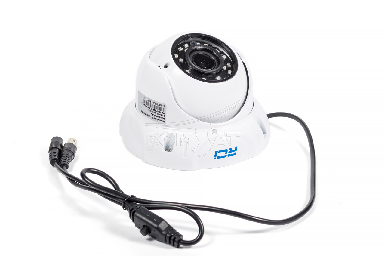 Камера AHD зовнішня купольна RCI RDW121FSM-VFR 1080P