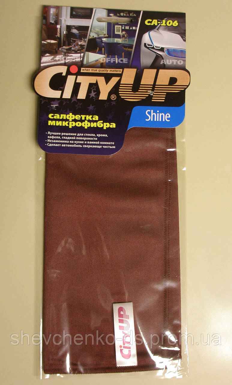   Серветка з мікрофібри для очищення скла CityUP Shine CA-106