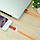 USB кабель Remax RC-020t Aurora Combo Lightning/microUSB, 1m orange, фото 3