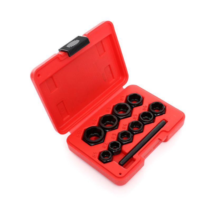 Екстрактори для зламаних гвинтів 10 шт. KraftDele KD10269