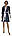 Комплект домашній жіночий 18001 Katty White, нічна сорочка з халатом, р.р.42-52, фото 3