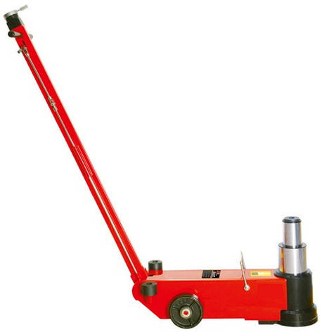 Домкрат підкатний пневмо-гідравлічний 50т/25т 235-352/457+120(доп вставки) мм TORIN TRA50-2A, фото 1