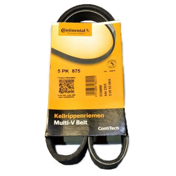 Ремінь генератора Ланос 5pk 875 Contitech, 5pk 875