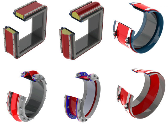 Типи тканинних компенсаторів