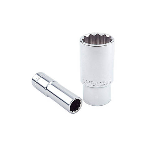 Головка торцева довга 1/2" 19 мм 12-гранна TOPTUL BAEF1619, фото 1