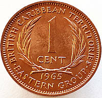 Восточные Карибы 1 цент 1965