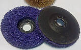 Водорості диски зачисні на болгарку d125 мм фіолетові STRIP and CLEAN, фото 3