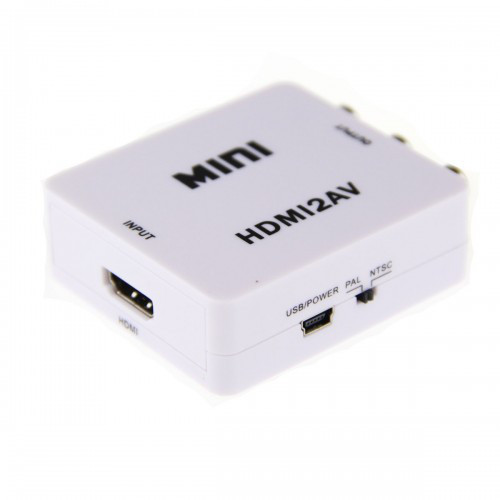 HDMI на RCA CVBS адаптер конвертер видео с аудио 1080P HDV-610 AV-001 - фото 1 - id-p688158504