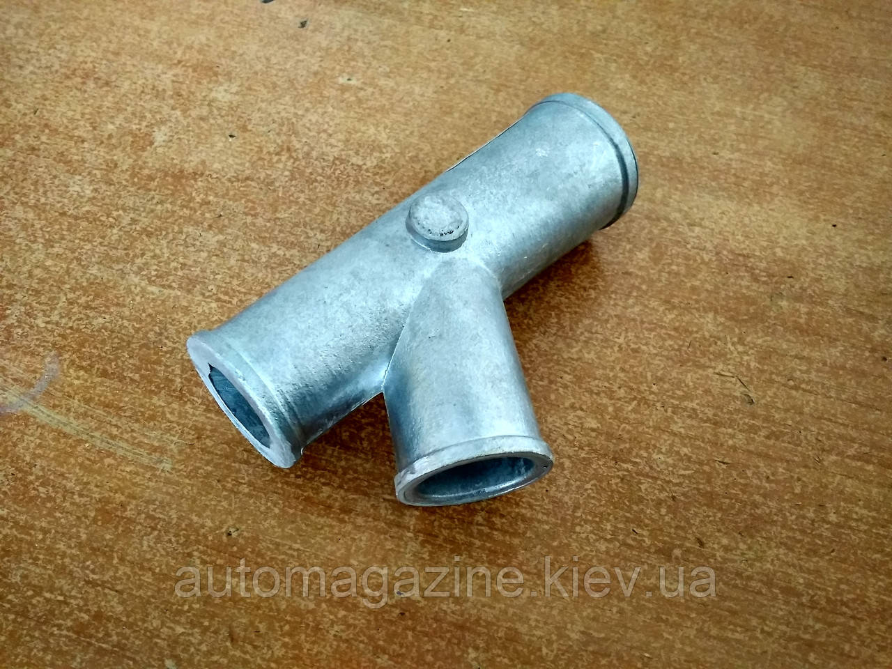 Патрубок водяний Газель, Волга (алюміній)