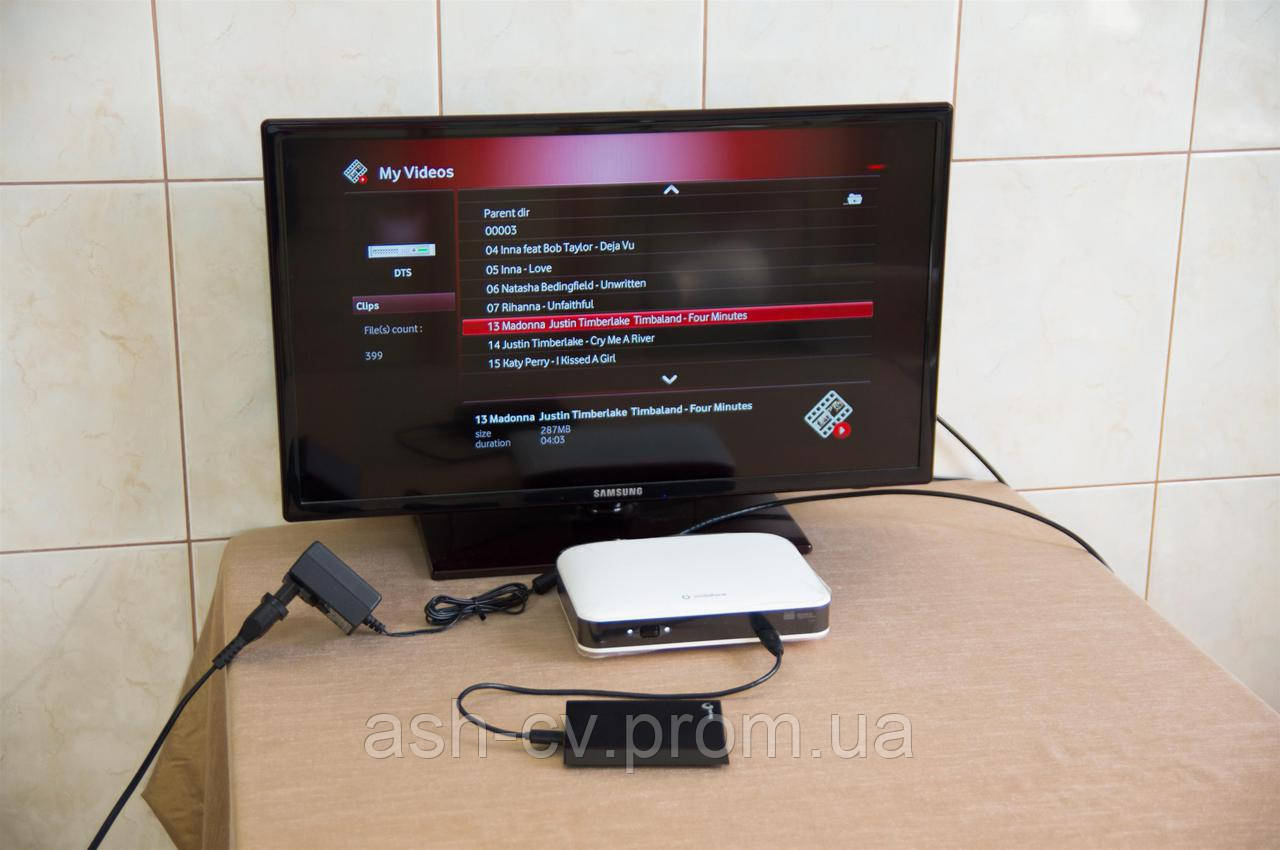 Медіаплеєр Vodafone WA-30B Wyplay (Music, Image, Video, IPTV, HDMI, Optical out)