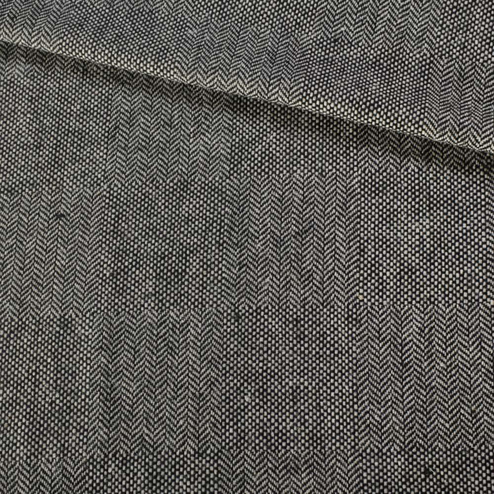 Твід ялинка сірий з білими вкрапленнями, ш.150