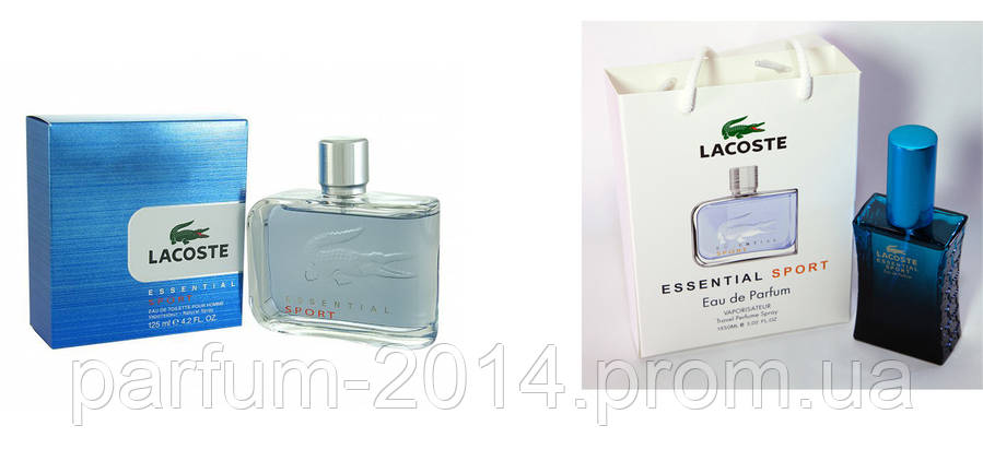 Lacoste Essential Sport 125 ml + подарочный набор Lacoste Essential Sport 50 ml (лиц), фото 2