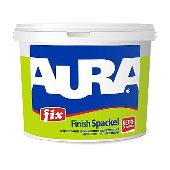 Шпаклівка для стін і стель Aura Fix Finish Spackel 2,4 л.(4кг), фото 1