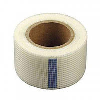 Стрічка самоклейна для швів гіпсокартону армувальна 45 мм х 45 м