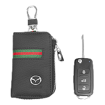 Ключниця Carss з логотипом MAZDA 16012 багатофункціональна чорна, фото 5