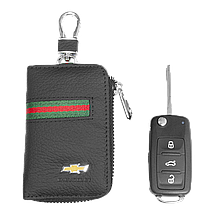 Ключниця Carss з логотипом CHEVROLET 14012 багатофункціональна чорна, фото 5