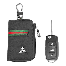 Ключниця Carss з логотипом MITSUBISHI 11012 багатофункціональна чорна, фото 6
