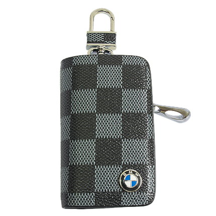 Ключниця Carss з логотипом BMW 12013 карбон сірий, фото 1