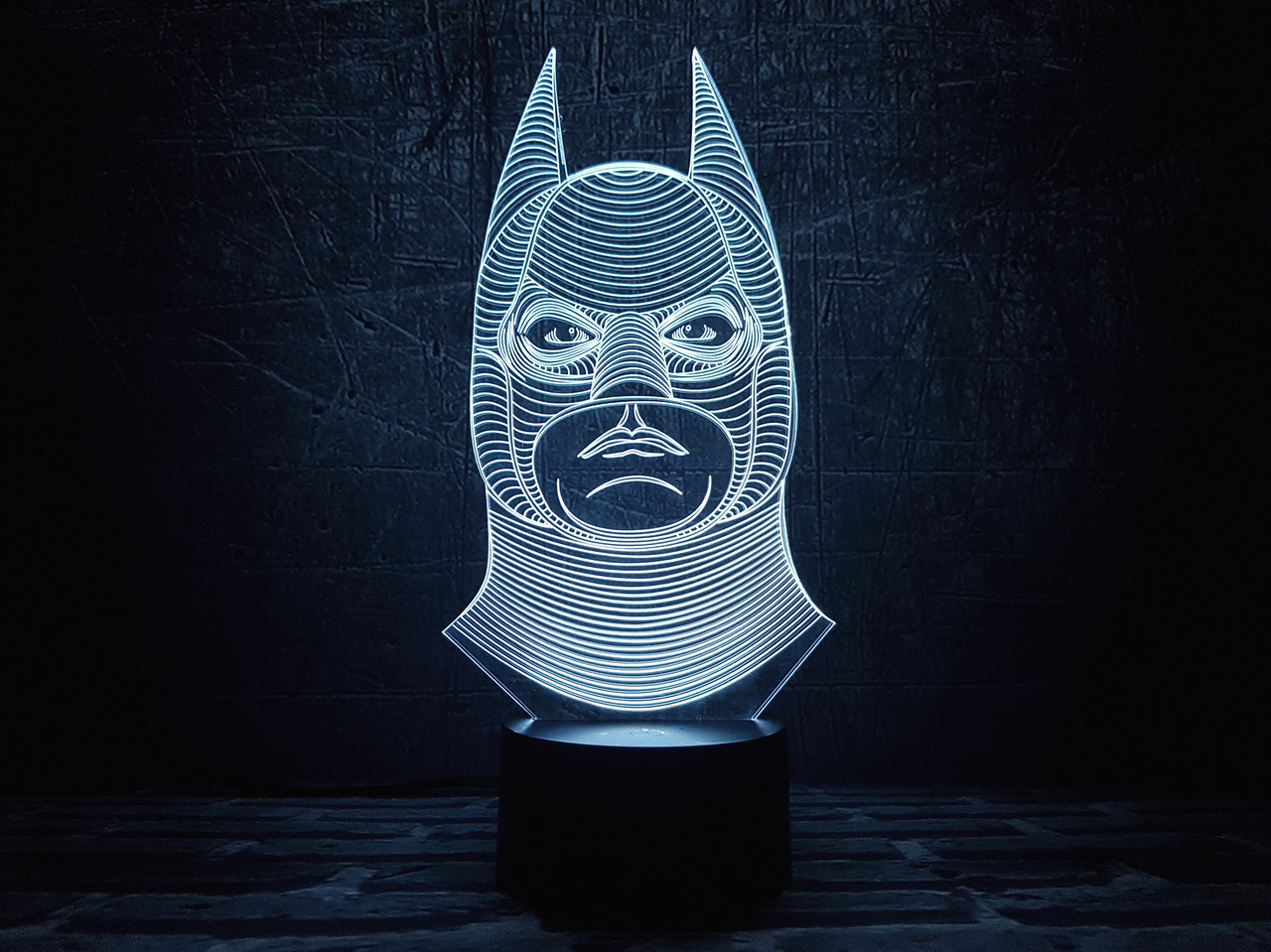 Дитячий нічник — світильник "Бетмен 1" 3DTOYSLAMP, фото 1