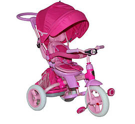 Azimut T-500 AL Air дитячий триколісний велосипед-коляска Transformer бордовий з Фероєм і надувними колесами