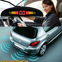 Парктронік автомобільний парковий радар 4 датчики LED-дисплей