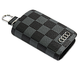 Ключниця Carss з логотипом AUDI 01013 карбон сірий, фото 4