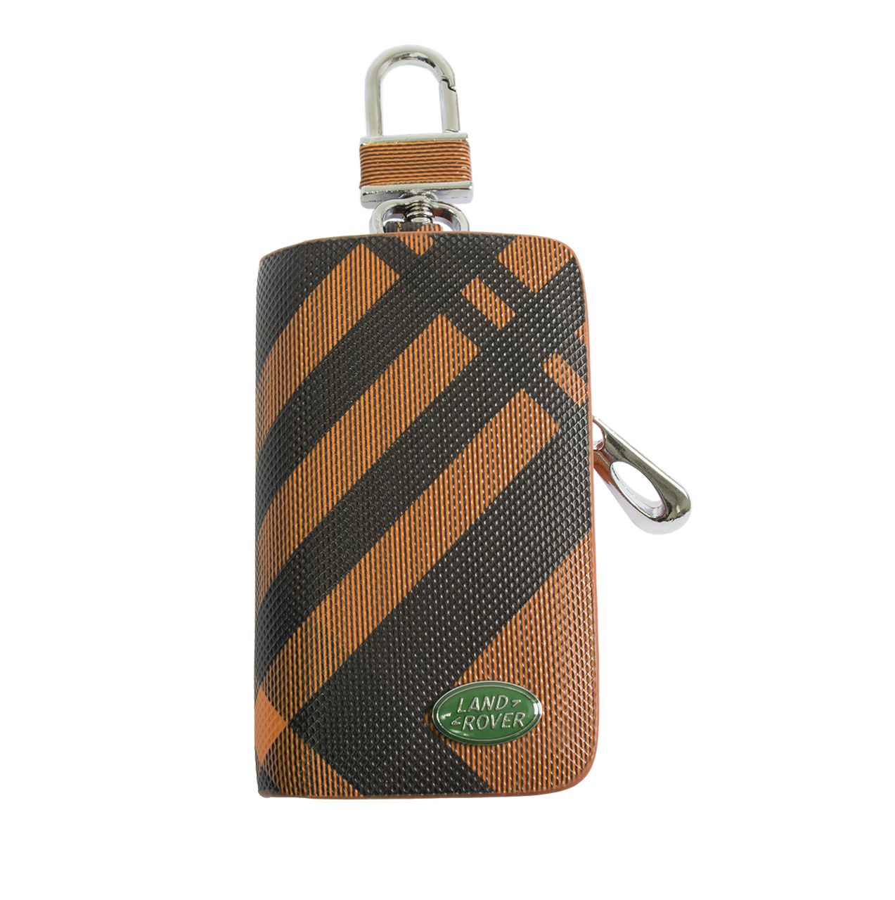 Ключниця Carss з логотипом LAND ROVER 15014 карбон коричневий, фото 1