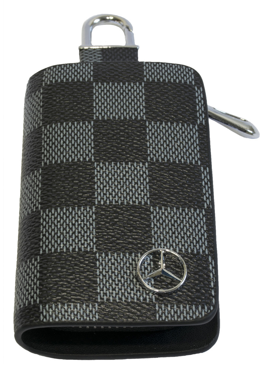 Ключниця Carss з логотипом MERCEDES 02013 карбон сірий