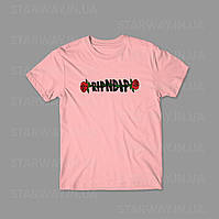 Розовая футболка ripndip rose