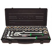 Набір інструменту 1/2" (дюйм+метр.) 38ед. TOPTUL GBB3819