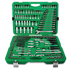 Набір інструменту для автосервісу 1/4"&3/8"&1/2" 216ед. TOPTUL GCAI216R, фото 3