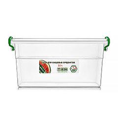 Контейнер харчовий з ручками 3.5л прямокутний  ТМ Народний продукт (№55), фото 1