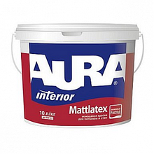 Моющаяся краска для потолков и стен Aura Mattlatex 5л.