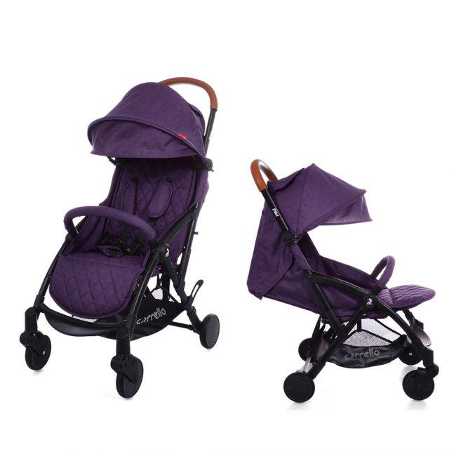 Коляска прогулянкова CARRELLO Pilot CRL-1418 Purple Iris з дощовиком