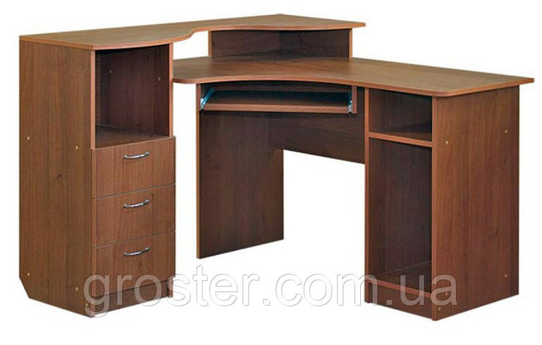 Кутовий комп'ютерний стіл Атрікс для дому та офісу, фото 1