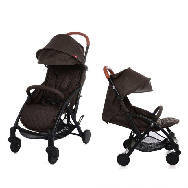 Коляска прогулянкова CARRELLO Pilot CRL-1418 Hazel Brown з дощовиком
