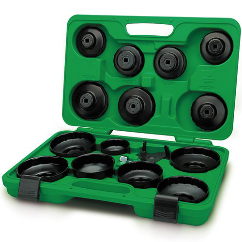 Набір знімачів оливних фільтрів 16 од. (кришки + краб) TOPTUL JGAI1601