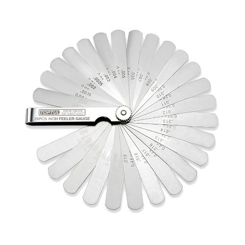 Набір щупів 26 шт. дюймових TOPTUL ICBA1026