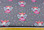 Тканина бязь "Феї з крильцями і зірками" на сірому фоні №1267а, фото 2