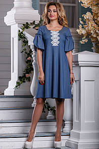 Синє жіноче плаття 2607 Seventeen 44-50 розміри